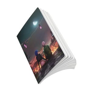 Arcane League of Legends Jinx und Ekko Zeitbombe Softcover Notizbuch (100 oder 200 linierte Seiten) Bild 4