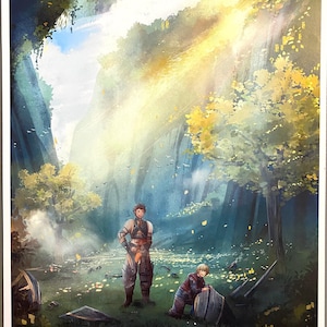 Xenoblade Chronicles Shulk and Reyn Colony 9 Video Game Posters (3 Sizes)