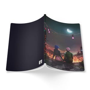 Arcane League of Legends Jinx und Ekko Zeitbombe Softcover Notizbuch (100 oder 200 linierte Seiten) Bild 2