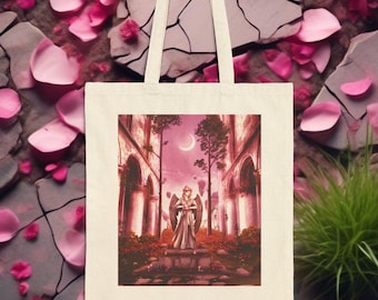 Bolsa de lona resistente de algodón orgánico Sanctuary, regalo navideño