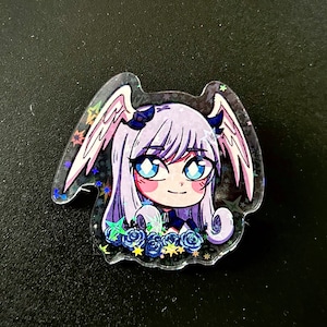 Kevesi Queen Melia Antiqua - 2” Holographic Acrylic Pin or Sticker