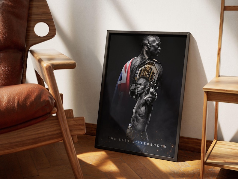 Stylebender Poster Israel Adesanya Poster, the Last Stylebender, UFC Poster, Fighter ...