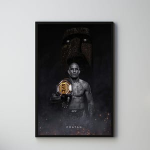 Alex Pereira Poster, UFC Poster, Poster-Ideen, Brasilianisches Poster, Kämpfer Poster, Athleten Motivation, Wanddeko