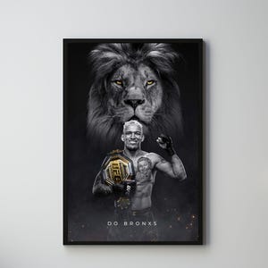 Charles Oliveira, Do Bronx, Brazilian Athlete, UFC Poster, Poster Idea, Fighter Poster, Athlete Motivation, Wall Decor, lightweight champion