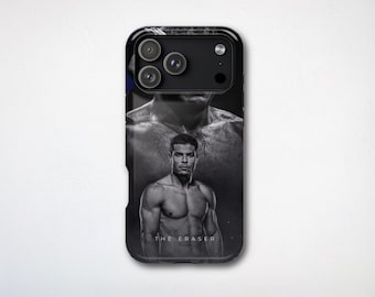 Paulo Costa Phone Case, UFC MMA Fighter, Brazilian Combat Sports, MagSafe Fighter Gift, iPhone Pro Max 17 16 15 14 13 Samsung Galaxy S26