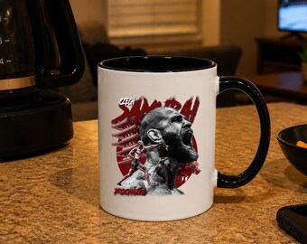Jiri Prochazka The Czech Samurai Mug, UFC MMA Fighter Coffee Cup, Samurai Fighter Gift, Fight Night Kitchen Decor