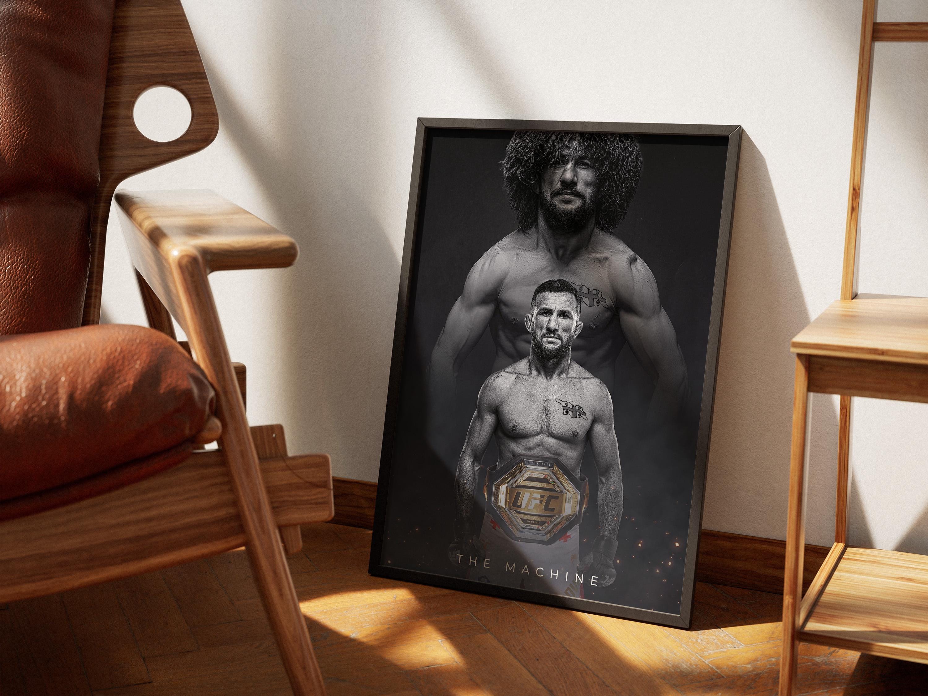 Merab Poster Merab Dvalishvili, the Machine, Georgian, Poster, UFC Poster, Poster ...