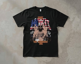 Josh Hokit T-Shirt, Vintage Retro Streetwear UFC MMA Top, Graphic Tee for Men and Women