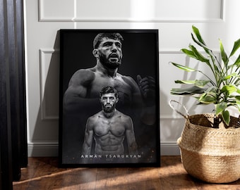 Arman Tsarukyan MMA Poster, UFC Fighter Wall Art