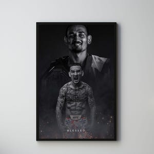 Max Holloway, Poster, UFC Poster, Poster Ideas, Fighter Poster, Athlete Motivation, Wall Decor