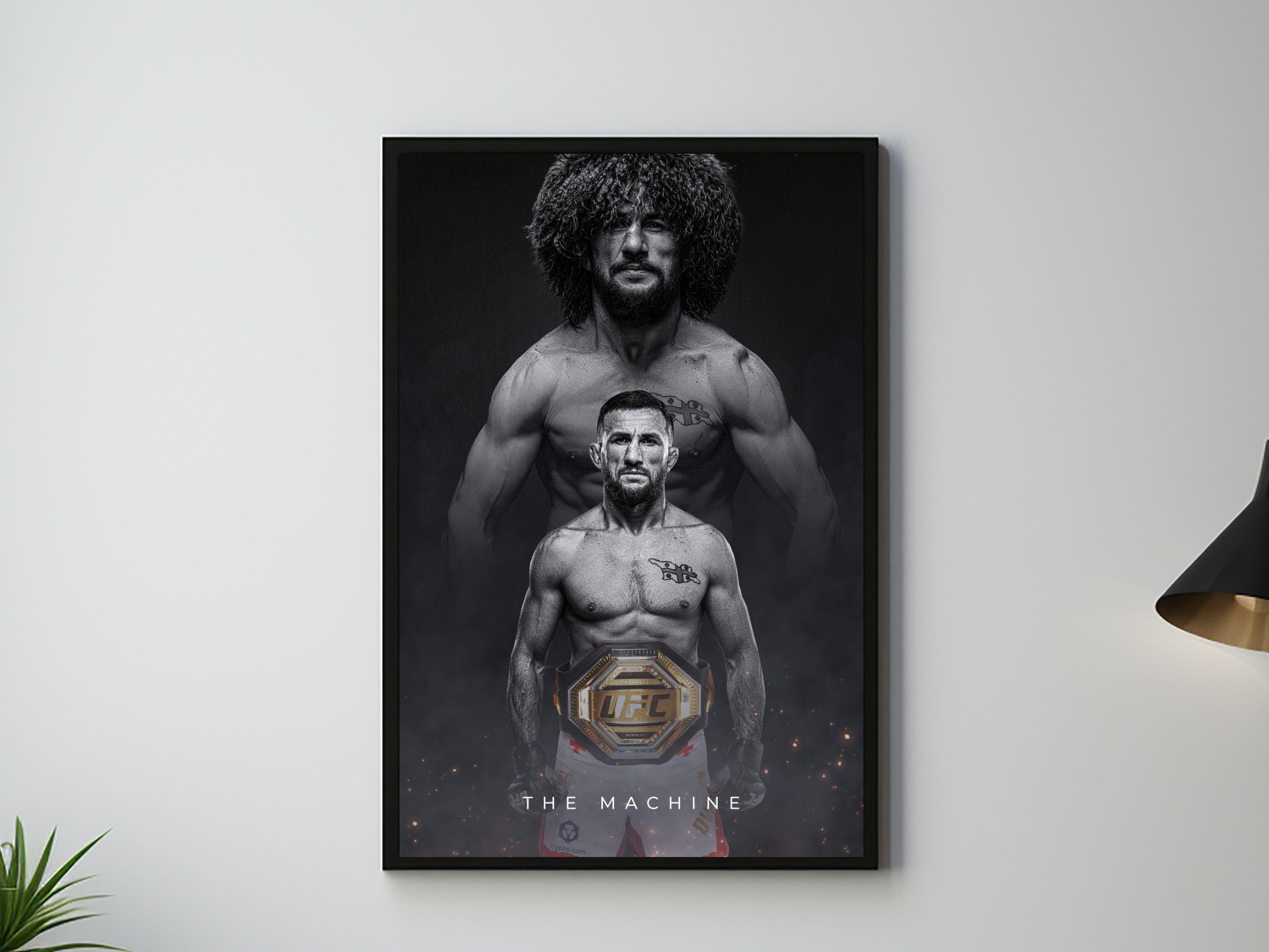 Merab Poster Merab Dvalishvili, the Machine, Georgian, Poster, UFC Poster, Poster ...