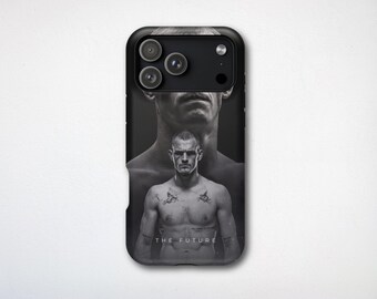 Ian Garry Phone Case, UFC MMA Fighter Design, Irish Combat Sports MagSafe Fight Fan Gift, iPhone Pro Max 17 16 15 14 13 Samsung Galaxy S26