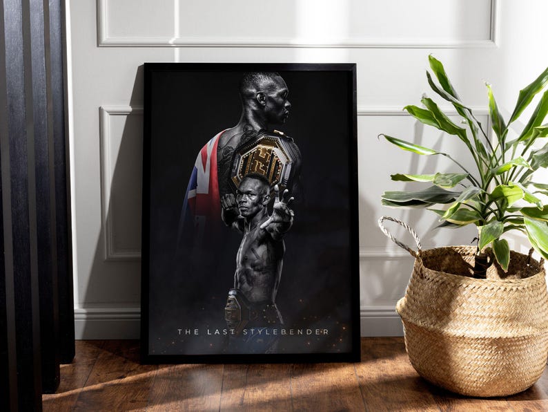 Stylebender Poster Israel Adesanya Poster, the Last Stylebender, UFC Poster, Fighter ...