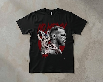 Petr Yan No Mercy T-Shirt, Vintage Retro Streetwear UFC MMA Top, Graphic Tee for Men and Women, gift for men