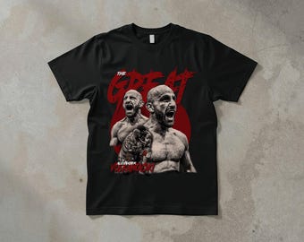 Alexander Volkanovski The Great T-Shirt, Vintage Retro Streetwear UFC MMA Top, Graphic Tee for Men and Women, gift for men