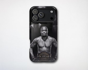 Anderson Silva Phone Case, The Spider UFC MMA Fighter Design, Brazilian Legend Gift MagSafe iPhone Pro Max 17 16 15 14 13 Samsung Galaxy S26