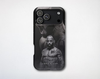 Jean Silva Phone Case, UFC MMA Fighter Design, Brazilian Combat Sport MagSafe Fighter Gift, iPhone Pro Max 17 16 15 14 13 Samsung Galaxy S26