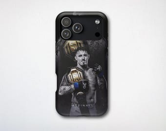 Tom Aspinall Phone Case, UFC MMA Heavyweight Fighter Design, British Fighter Gift, MagSafe, iPhone Pro Max 17 16 15 14 13 Samsung Galaxy S26