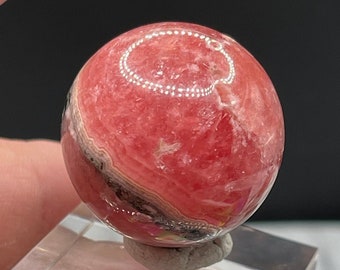 Mini Rhodochrosite Sphere - Argentina - Genuine - American Seller - Fast Shipping