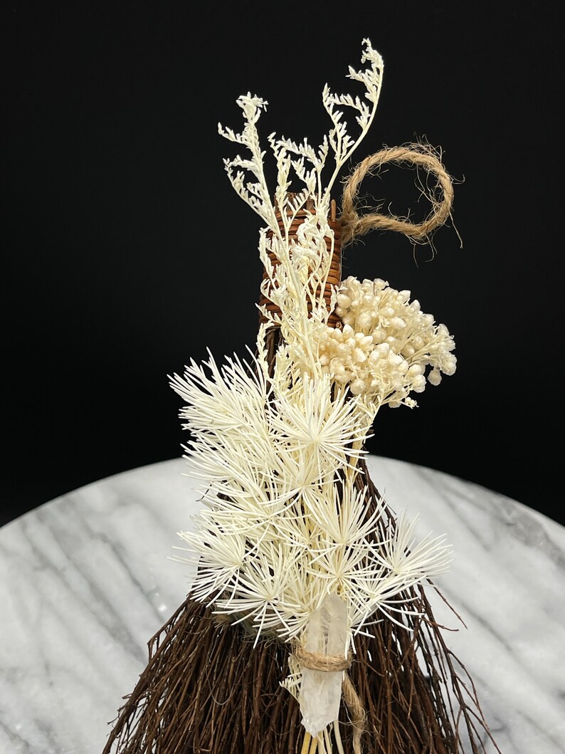 Click Crystal Fast Handmade Decorative Mini Witchy Besom by Koukla’s Crystals | Home Decor ...