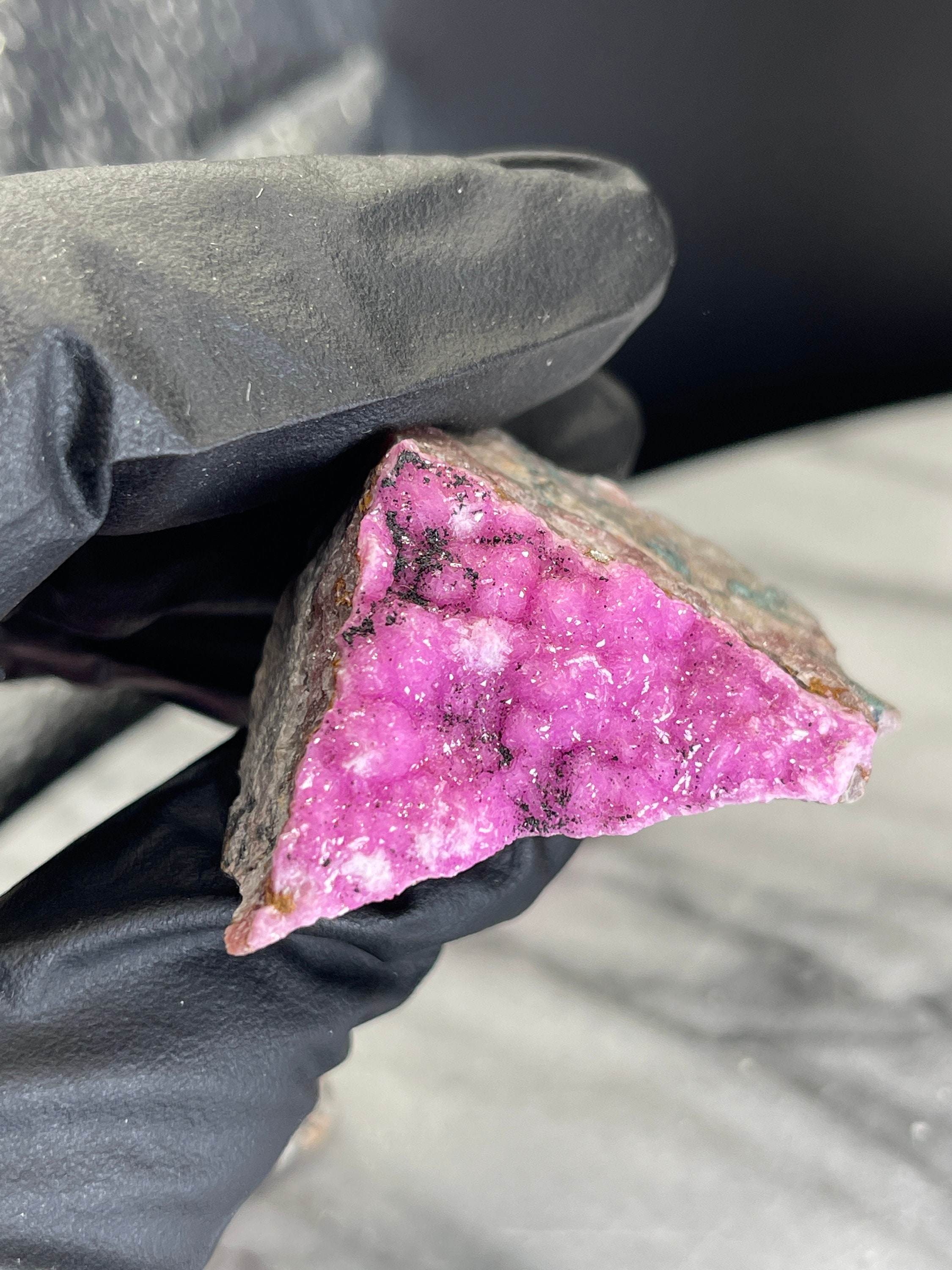 299g Natural Purple Pink Cobalt Cobalto Calcite Crystal Gemstone Rare  Mineral