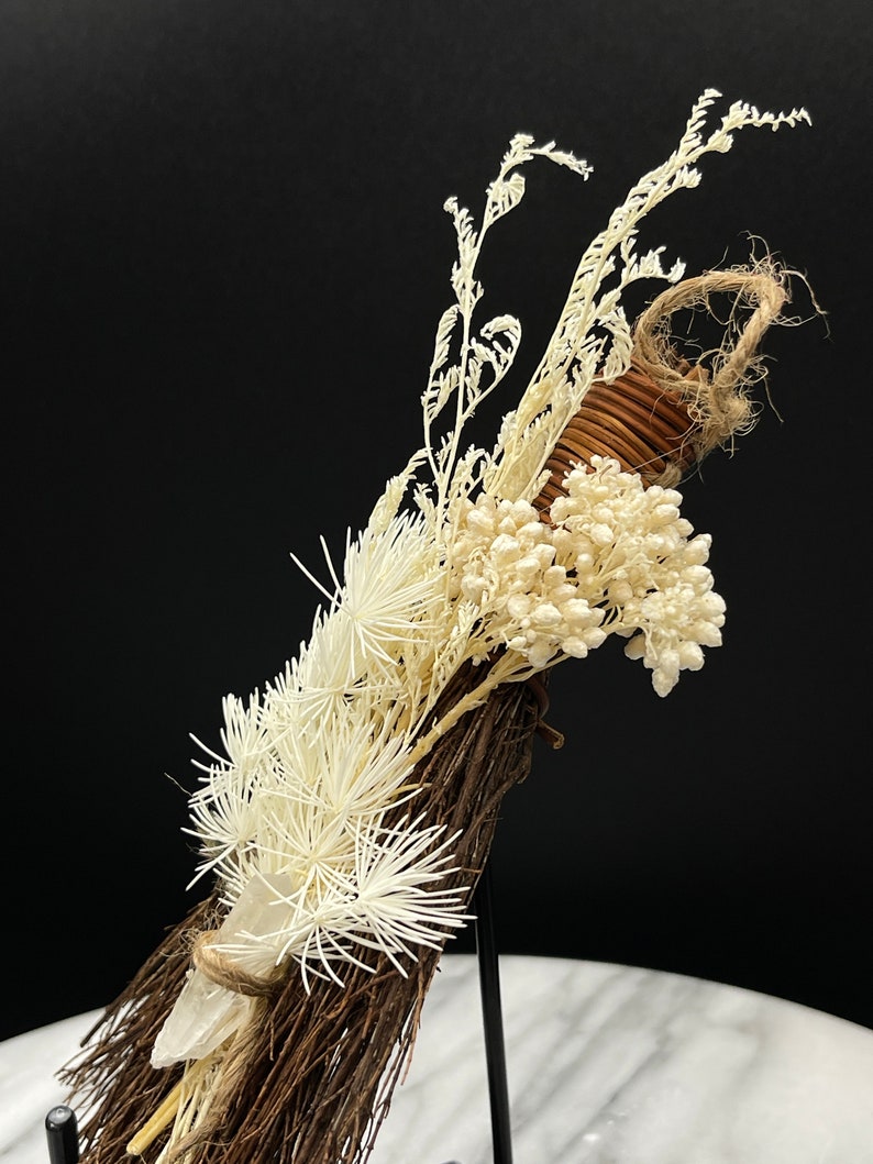Click Crystal Fast Handmade Decorative Mini Witchy Besom by Koukla’s Crystals | Home Decor ...