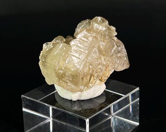 Cerussit | Mibladen, Haute Moulouya Basin, Midelt, Marokko | Miniaturgröße | UV-reaktiv | Amerikanischer Verkäufer | Schneller Versand