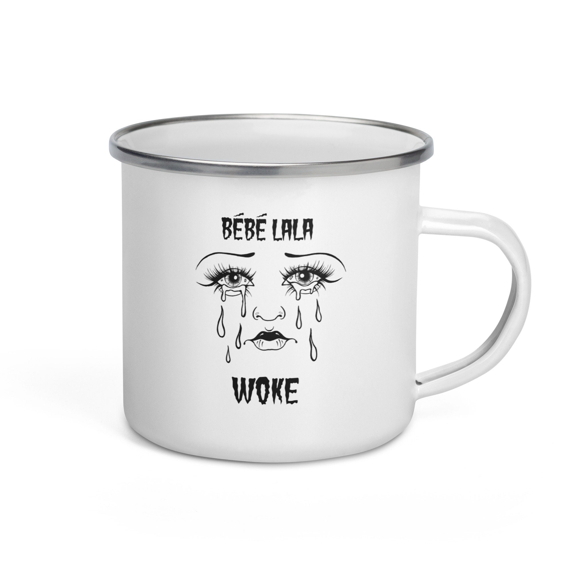 Enamel mug - Baby lala woke