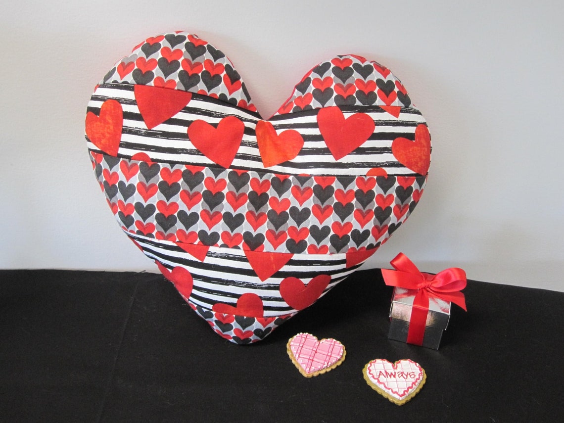 Heart Shape Pillow Sewing PDF Patterns / Multiple Size Pillow Etsy