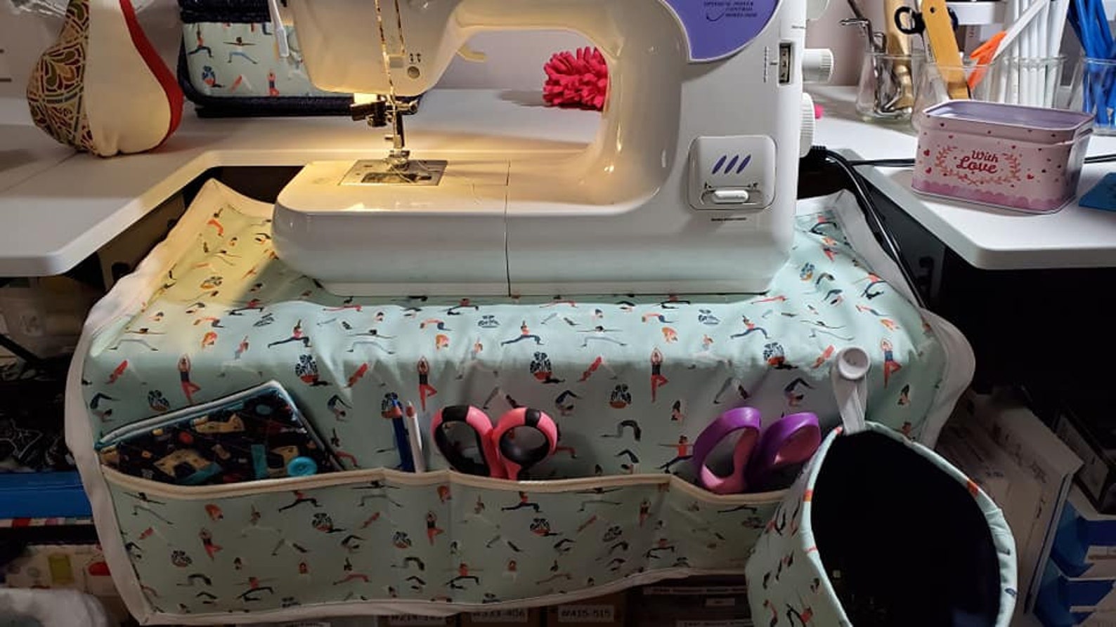 Sewing Machine Mat Organizer Sewing PDF Patterns / Sewing Etsy