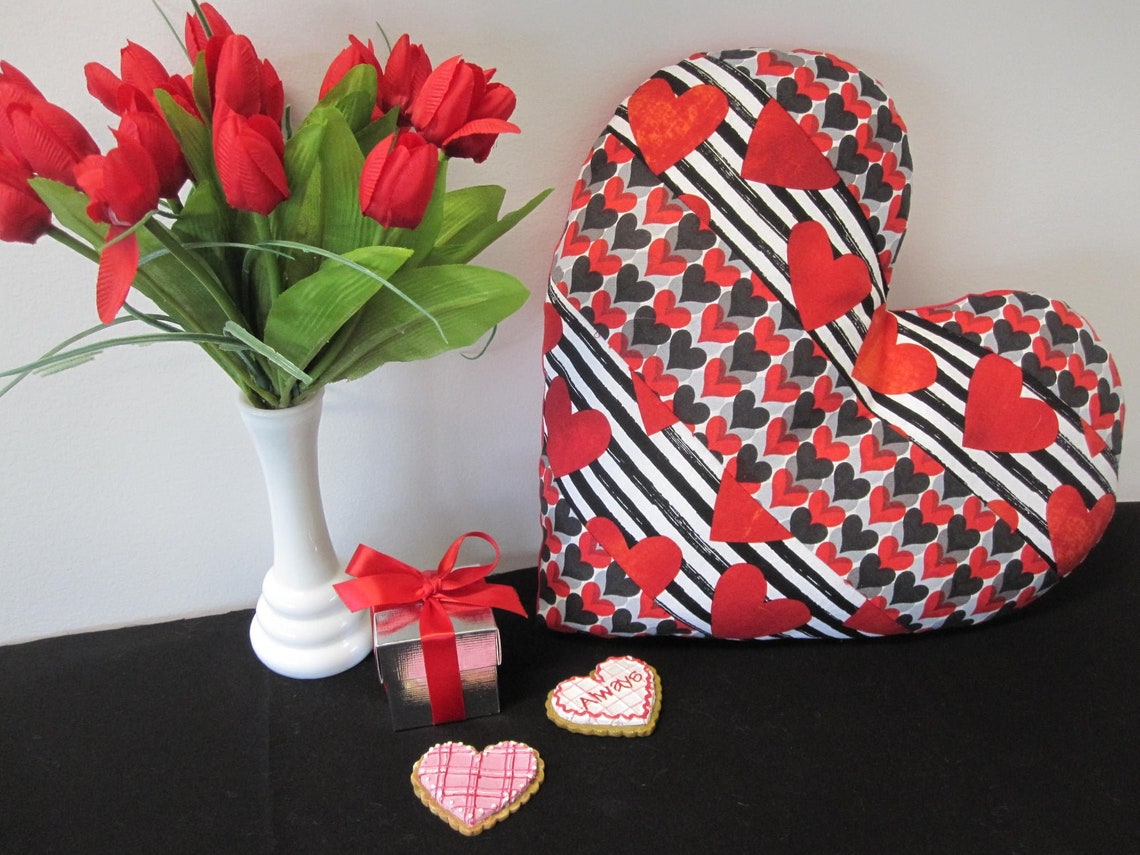 Heart Shape Pillow Sewing PDF Patterns / Multiple Size Pillow Etsy