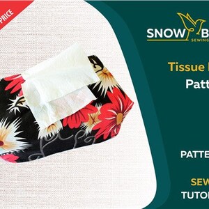 Tissue Box Cover PDF Sewing Patterns / Digital PDF Sewing Patterns