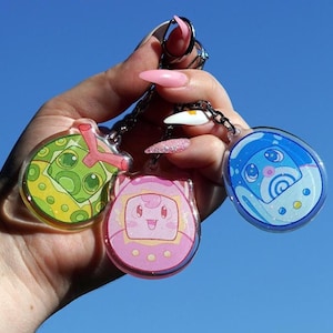 Pokegatchi Keychain Charms