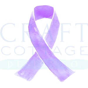 Aquarell Alle Krebs • Schleifen Clip Art • PNG • Hochauflösend • 300 DPI • Krebs Schleifen • Lavendel Krebs Schleife