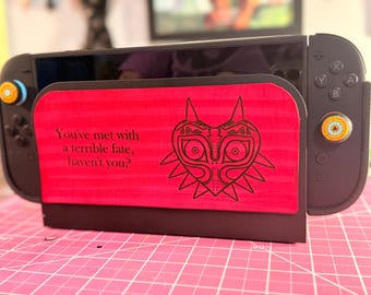 Custom Leather Nintendo Switch 2 Charging Dock Decor