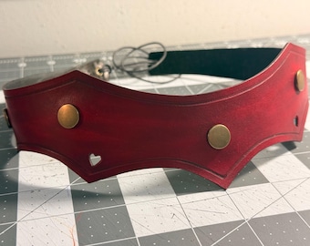 Leather head piece / Accessory / Crown / Costume /Medieval / Larp / Tiara