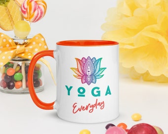 Yoga Everyday Coffee Mug - Yoga Coffee Mug - Yoga Mug - Yoga Gift - Inspirational Gift - Self Care - Positive Message