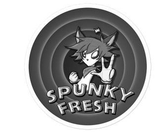 Looney Fresh - GRAYSCALE - Sticker, Warner Bros. Looney Tunes Inspired Cartoon Streetwear