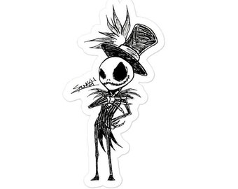 Jack Skellington - Sticker, Nightmare Before Christmas