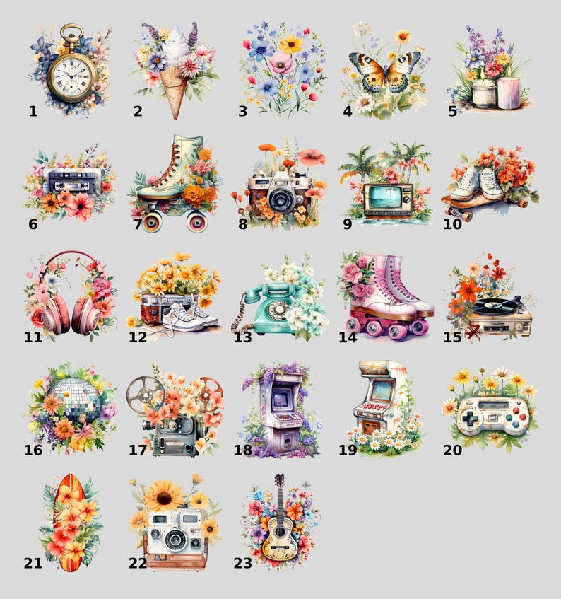 a picture of a bunch of different things