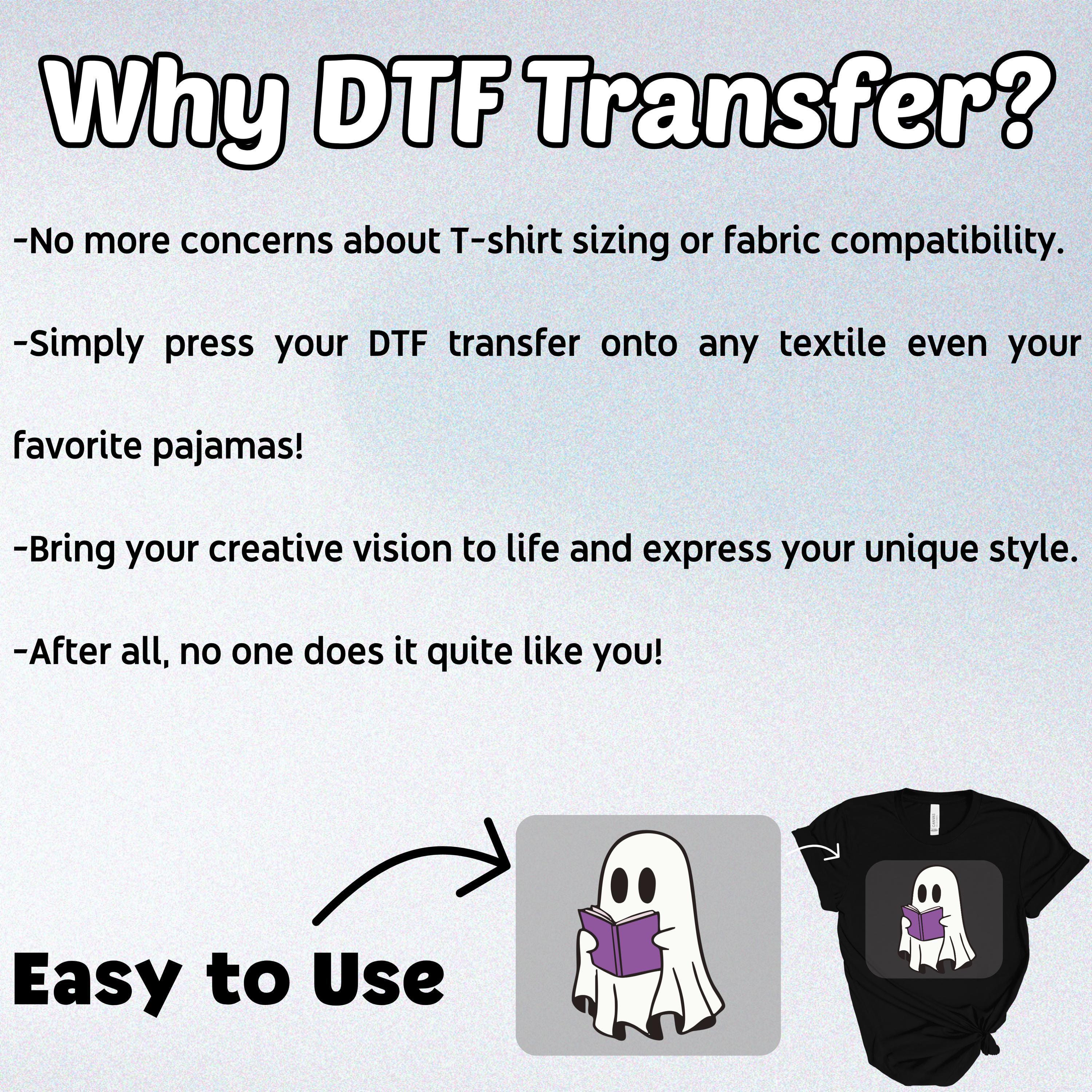 Custom Text Logo DTF Transfer Personalized Ready to Press Iron-on ...