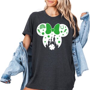 Minnie Saint Patricks Day Shirt, Disney Saint Patricks Couple Shirt, Saint Patricks Shamrock Shirt, Lucky Couple Matching Shirt