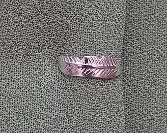 925 Sterling Silver Feather Ear Cuff, Non Pierced Helix Conch