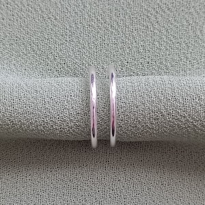 925 Sterling Silver Two / Double Parallel Line Ear Cuff Wrap Earring (unpierced / non pierced) Black Velveteen Gift Bag *Free UK delivery*