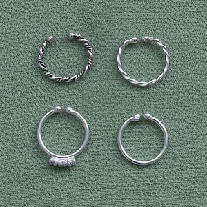 925 Sterling Silver Clear Crystal Plain Twist Wrap Ear Cuff Earring (unpierced / non pierced) Black Velveteen Gift Bag *Free UK delivery*