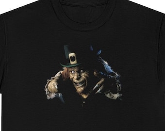 Kobold Horrorfilm T-Shirt | Glückliches irisches Halloween-T-Shirt