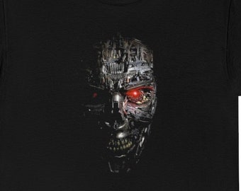 Terminator movie T Shirt | Robot Mug | Judgment Day | Arnold Schwarzenegger | T2 Movie T - Shirt
