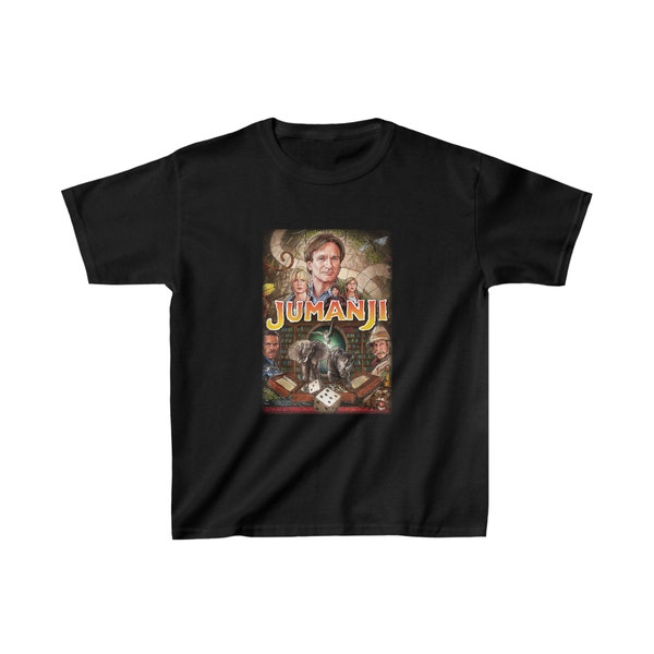 Vintage Kids TShirt Jumanji NATURAL color Youth T-Shirt Digital Print Sizes XS S M L XL