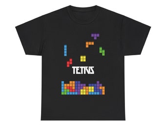 Retro Tetris Shirt – 8 Bit Arcade Gaming Tee