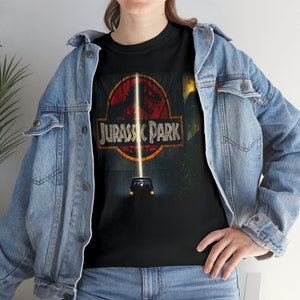 Jurassic Park Isla Nublar 1993 Tour T-shirt Hoody Tshirt S-M-L-XL-XXL-3XL-4XL-5XL Gildan Oversized Men Women Unisex 6965